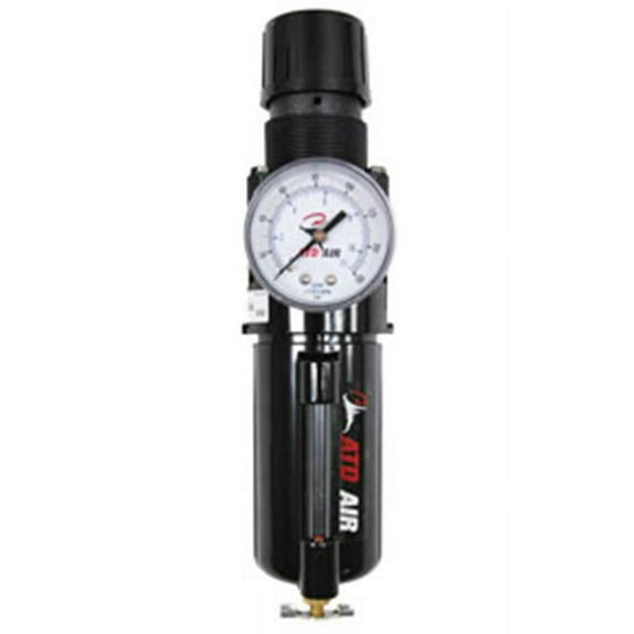 ATD Tools 7854 Metal Filter, Regulator and Gauge Combination Unit with Manual Drain ATD-7854