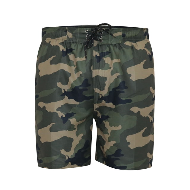 Duke Shorts de Bain pour Hommes D555 Kody Camo Imprimé Intégral Kingsize