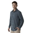 Chaps Men's & Big Men's Wrinkle Resistant Stretch Long Sleeve Button