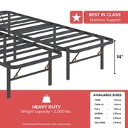 Hollywood Bed Frame Full Bedder Base in Black