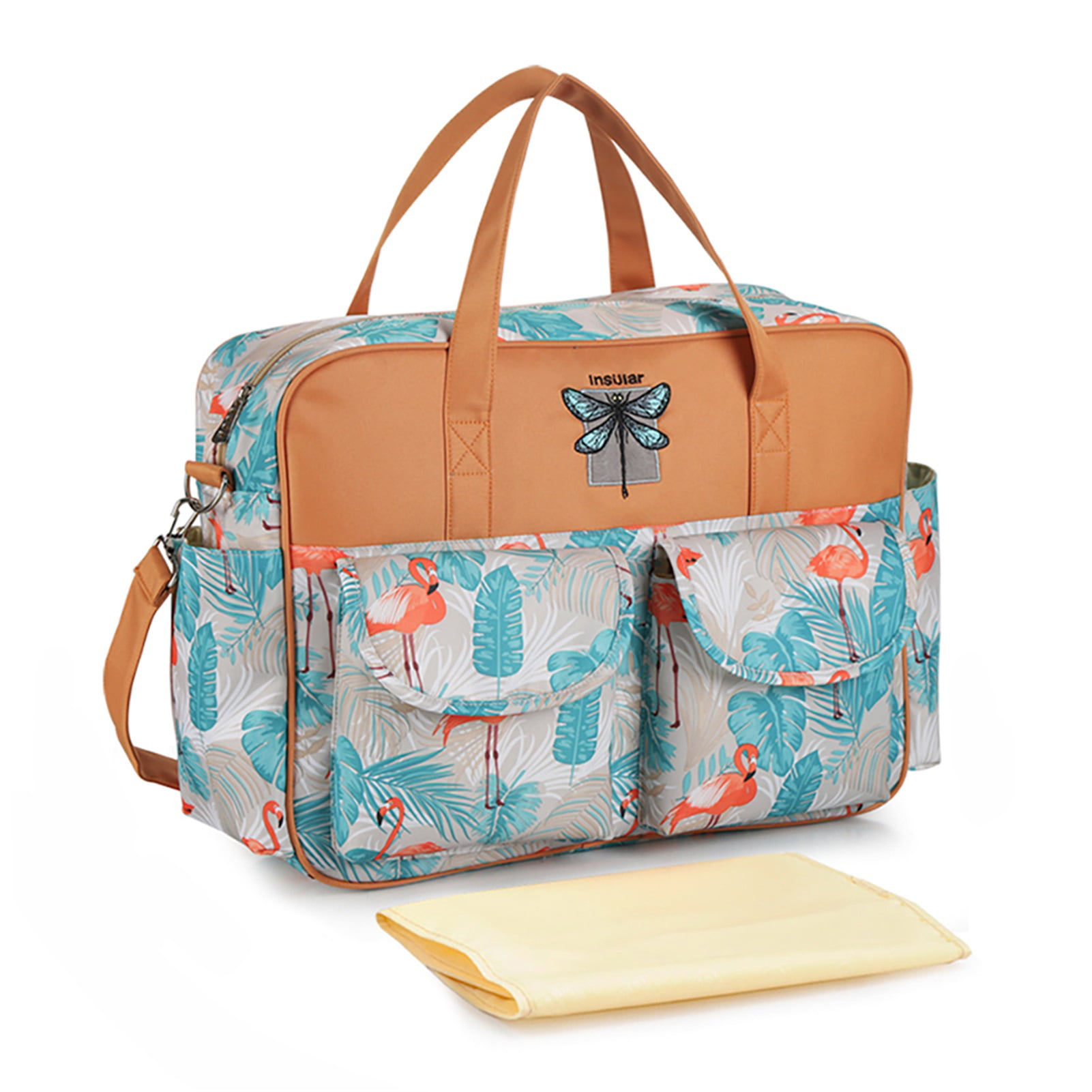 Travel Luggage Duffle Bag Lightweight Portable Handbag Colorful Monkey Print Large Capacity Waterproof Foldable Storage Tote 