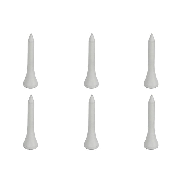 50Pcs Ball Tee, Wood White Long Ball Base Set Kit For Outdoor Sports