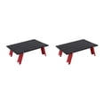 thumbnail image 1 of Youkk Outdoor Table Wide Application For Camping And Picnics Compact And Portable Folding Picnic Table Red and black 2Set, 1 of 6