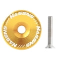 thumbnail image 1 of Bike Aluminium Alloy Headset Stem Top Cap 31.8Mm With Bolt 30.5Mm Gold, 1 of 9