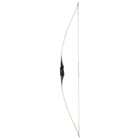 Bear Montana Longbow RH50 Grey Glass Reflexed Design Tapered Limb Leather Grip Traditional Archery Bow (AFT2040150GY)