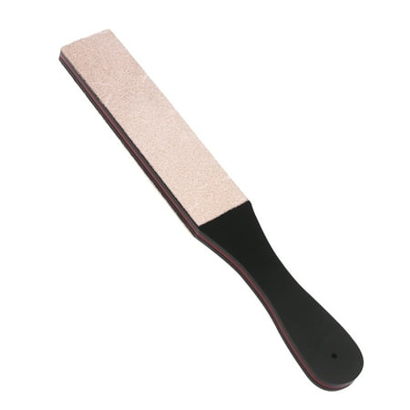 

HOMEMAXS Handmade Cow Leather Tool Mirror Effect Polish Sharpening Honing Strop Whetstone for Polishing Carving