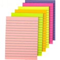 thumbnail image 1 of 6-pack Sticky Notes Post It Colorful Lined Post Memos Removable Self Sticky Notes Pad For Office,home,school, 1 of 5