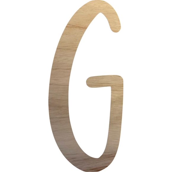 Blank Wooden Craft Letter G, Unfinished 3'' Tall Wood Alphabet Letter, Wall Hanging Hometown