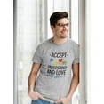 thumbnail image 2 of Autism Awareness Love T-Shirt Men -Smartprints Designs, Male Small, 2 of 4