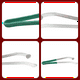 thumbnail image 5 of 2 pinzas para asar salchichas, pinzas para asar, pinzas para cocinar, pinzas largas de acero inoxidable para asar, pinzas para asar, 5 of 6