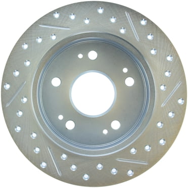 StopTech Select Sport 92-00 Honda Civic Drilled and Slotted 1-Piece Rear Passenger Side Brake Rotor