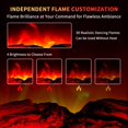 thumbnail image 4 of Chimenea eléctrica RealSmart de 56 cm, infrarroja, llama 3D, control remoto, 4 of 7