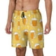 thumbnail image 1 of Fotbe Beer Traje de Baño para Hombre – Shorts de Natación de Secado Rápido con Forro y Bolsillos-Small, 1 of 6