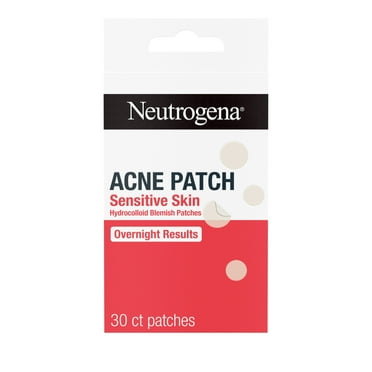 Neutrogena Acne Patches for Sensitive Skin, 2 Sizes, 30 Count
