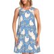 thumbnail image 1 of Fotbe Funny Chicken Vestido de Verano sin Mangas para Mujer – Vestido Midi Línea A, Estilo Camiseta Floral, Vestido Playero Casual y Fluido, 1 of 7