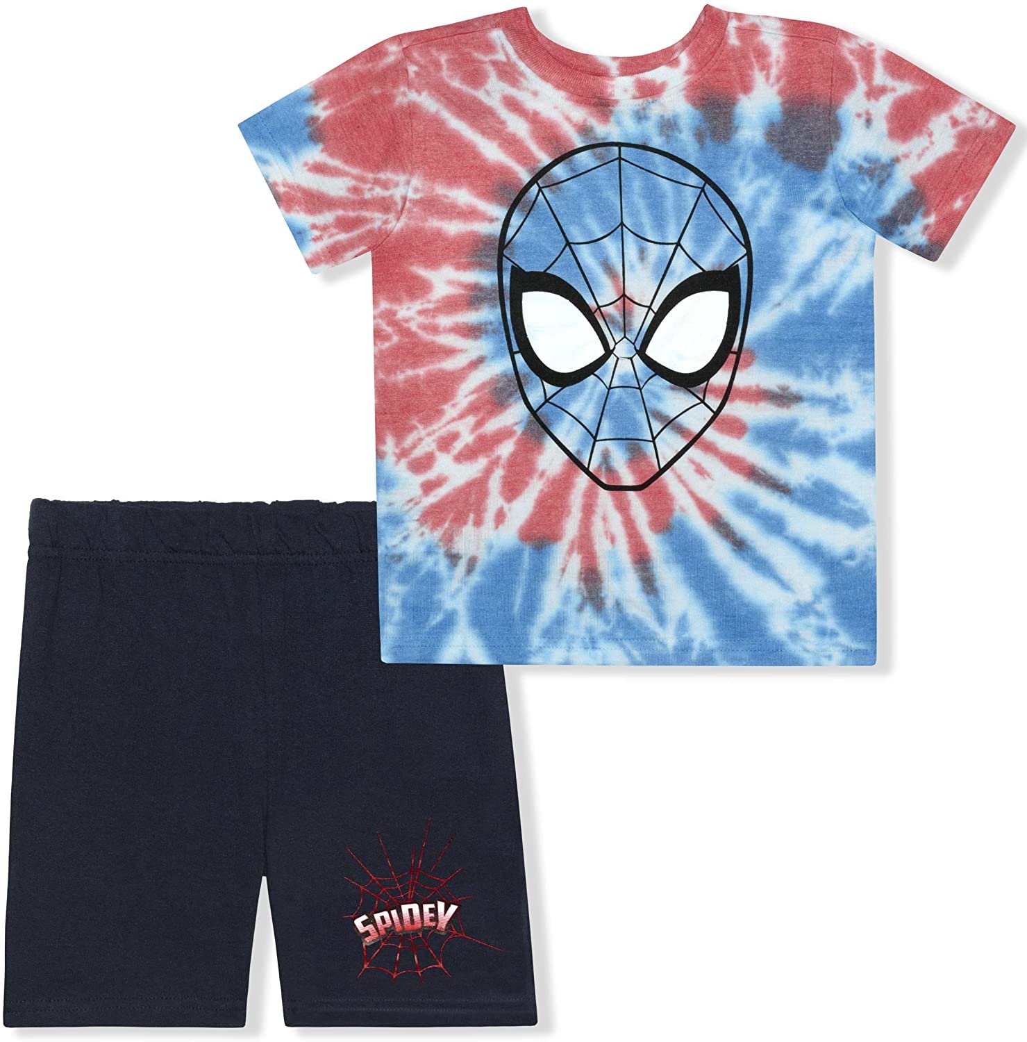 魅力的な Spiderman for Set Shorts and Shirt Tee Dyed Tie Sleeve Short Pack 2  Marvel レインブーツ - www.projectcorfu.com