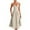 Beige, variant on Kaemgyyd Womens Corset Dress Elegant Spaghetti Strap Flowy Midi Dress Low Cut Pleated Formal Cocktail Dresses for Women