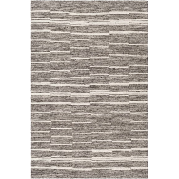 BoutiqueRugs Swavesey Bohemian, Transitional Area Rug - Charcoal, Cream, Gray - 2' x 3'