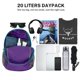 thumbnail image 3 of Mochila Gonex ultraligera y plegable de 20 litros (violeta), 3 of 7