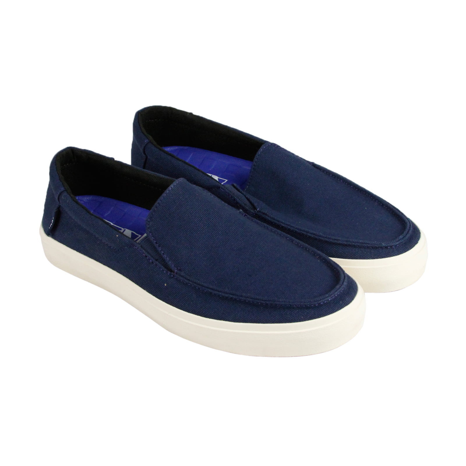 Vans - Vans Bali Sf Mens Blue Canvas Sneakers Slip On Sneakers Shoes ...