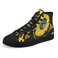 thumbnail image 6 of Let It Be Hippie High Top Canvas Shoes Sneakers Black Size 4.5, 6 of 7