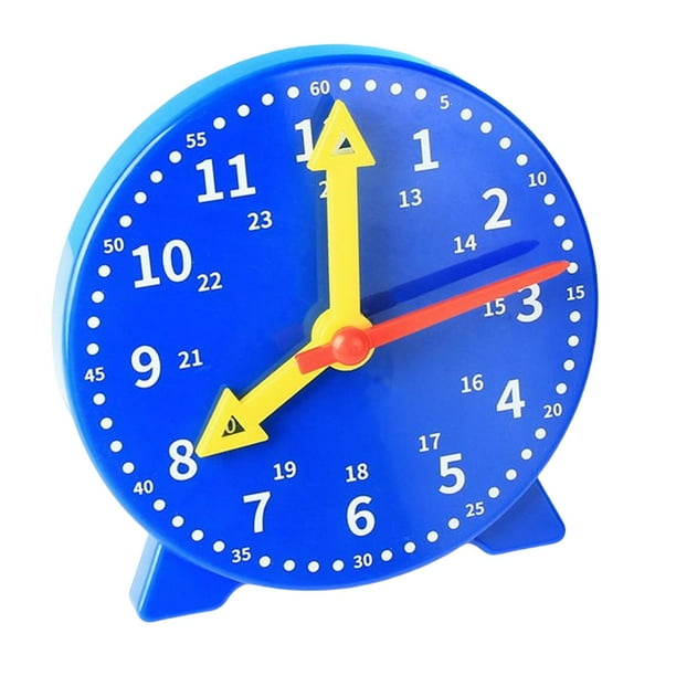 Reloj Montessori para niños, decoración de mesa, material educativo, analógico, 4 pulgadas Armada
