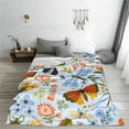 thumbnail image 5 of Vsdgher Insects and Flowers Ultra-Soft Micro flannel Blanket Throw Blankets for Couch Sofa, Bed (4 sizes)-80"x60", 5 of 7