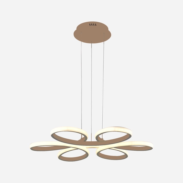 Lámpara FLOWER Luxica Lighting Tipo Candil Colgante Led dorada 6119 G