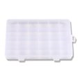 thumbnail image 1 of 24 Grid Transparent Jewelry Ring Earrings Box Case Nail, 1 of 7