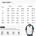 thumbnail image 2 of GrmtClth Mens Polo Shirts Casual Patchwork Denim Shirt Contrast Colors Collared Golf Shirt Half Sleeve Oversized Workout Vintage Tees Pink XL, 2 of 5