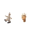thumbnail image 1 of Figuras de payasos,Estatua de payaso,escultura,adorno de mesa,Colección de estatuillas de payasos adorables,Escultura de mano,Escultura de manos,manos entrelazadas,amantes abrazados, 1 of 8