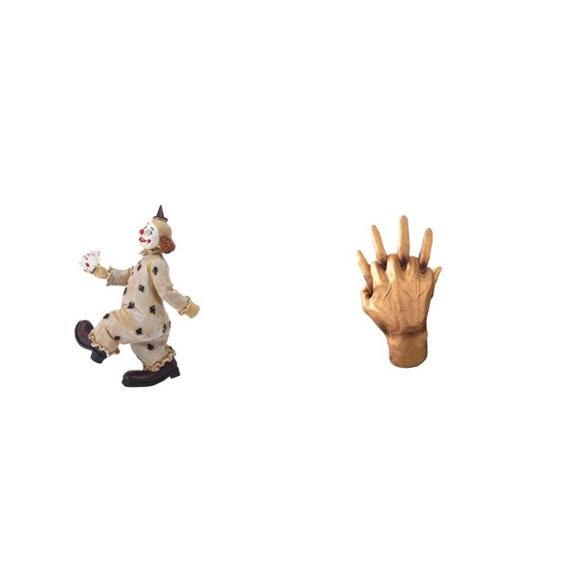 Figuras de payasos,Estatua de payaso,escultura,adorno de mesa,Colección de estatuillas de payasos adorables,Escultura de mano,Escultura de manos,manos entrelazadas,amantes abrazados