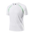 thumbnail image 1 of Xdzjlr Chemise d'Été pour Hommes, Sport, Soie Glacée, Col Rond, Manches Courtes, Mode, Décontractée, Xxxxxl, 1 of 7