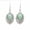 Green Aventurine, variant on 10 Pairs Quartz Chakra Gem Stone Oval Beads Earrings Chakra Reiki Healing Amulet-Sodalite Stone