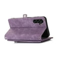 thumbnail image 3 of SaniMore Samsung Galaxy S23 Plus Business Case, Zipper Wallet + Magnetic Clasp + Card Slots + Flip Kickstand + Wrist/Crossbody Strap [Shockproof Anti-fall] Full-body Protective Shell, Purple, 3 of 10