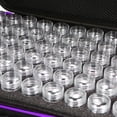 thumbnail image 3 of Estuche de almacenamiento Irfora Caja de pintura de diamante de 60 botellas A prueba de golpes Cierre a prueba de golpes Cierre de cremallera doble Estuche de almacenamiento de diamantes de Irfora Estuche de almacenamiento, 3 of 5