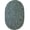 Multi-color, variant on Rhody Rug SA68R024X048 Sandi 2 x 4 ft. Tweed Indoor-Outdoor Oval Braided Rug, Bayleaf
