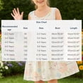 thumbnail image 3 of NAISIBABY Girls Flare Dresses, Sleeveless Crewneck Cute Graphic Summer Casual Sundress Beige Size 4, 3 of 6
