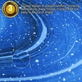thumbnail image 5 of PiccoCasa 2 Piece Polyester Comforter Set Galaxies Quilt Set, Twin White Blue, 5 of 7