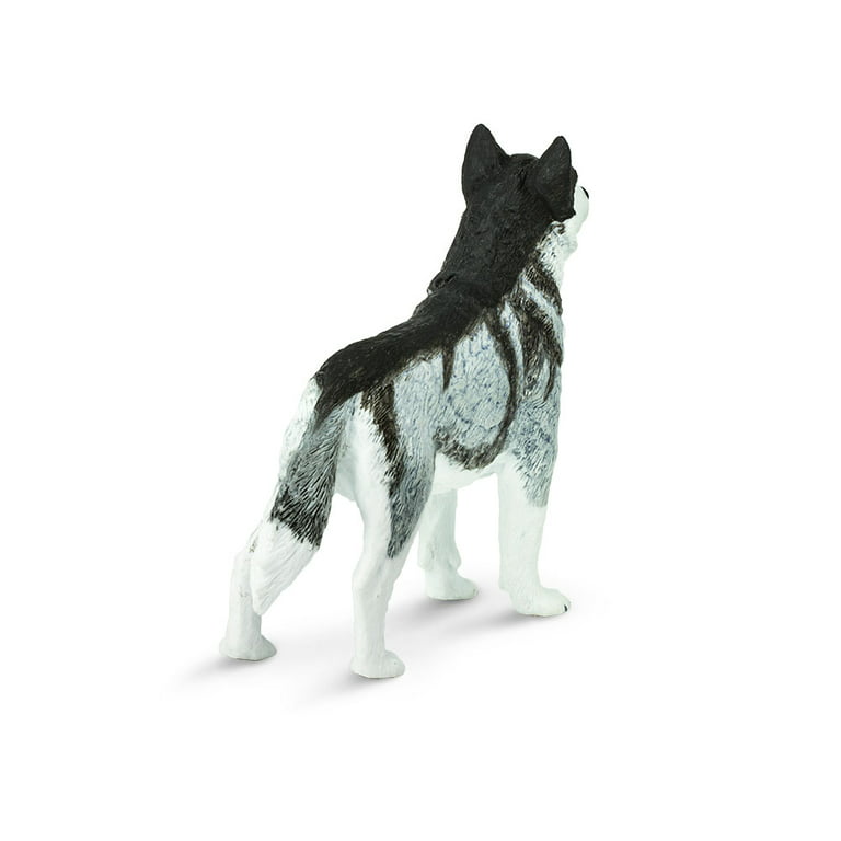  Aydinids Husky Figure Miniature Husky Gray Dog