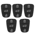 thumbnail image 1 of 5 carcasas de repuesto para llave de goma con 3 botones para Hyundai y Kia (sin letra)., 1 of 11