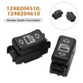 thumbnail image 4 of 2X consola interruptor de ventanilla eléctrica botón frontal para Mercedes Benz W124 S126 W190, 4 of 11