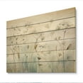 thumbnail image 2 of Designart "Blue botanic Oasis I" Abstract Botanicals Print on Natural Pine Wood, 2 of 5
