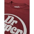 thumbnail image 2 of Tee Luv Dr Pepper Oval Soda Logo Brick Heather T-Shirt (Men's) (L), 2 of 8