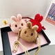 thumbnail image 5 of Bolso de dibujos animados de primavera para niños, lindo monedero de conejo para niña, mini bolso de peluche para niña, 5 of 6