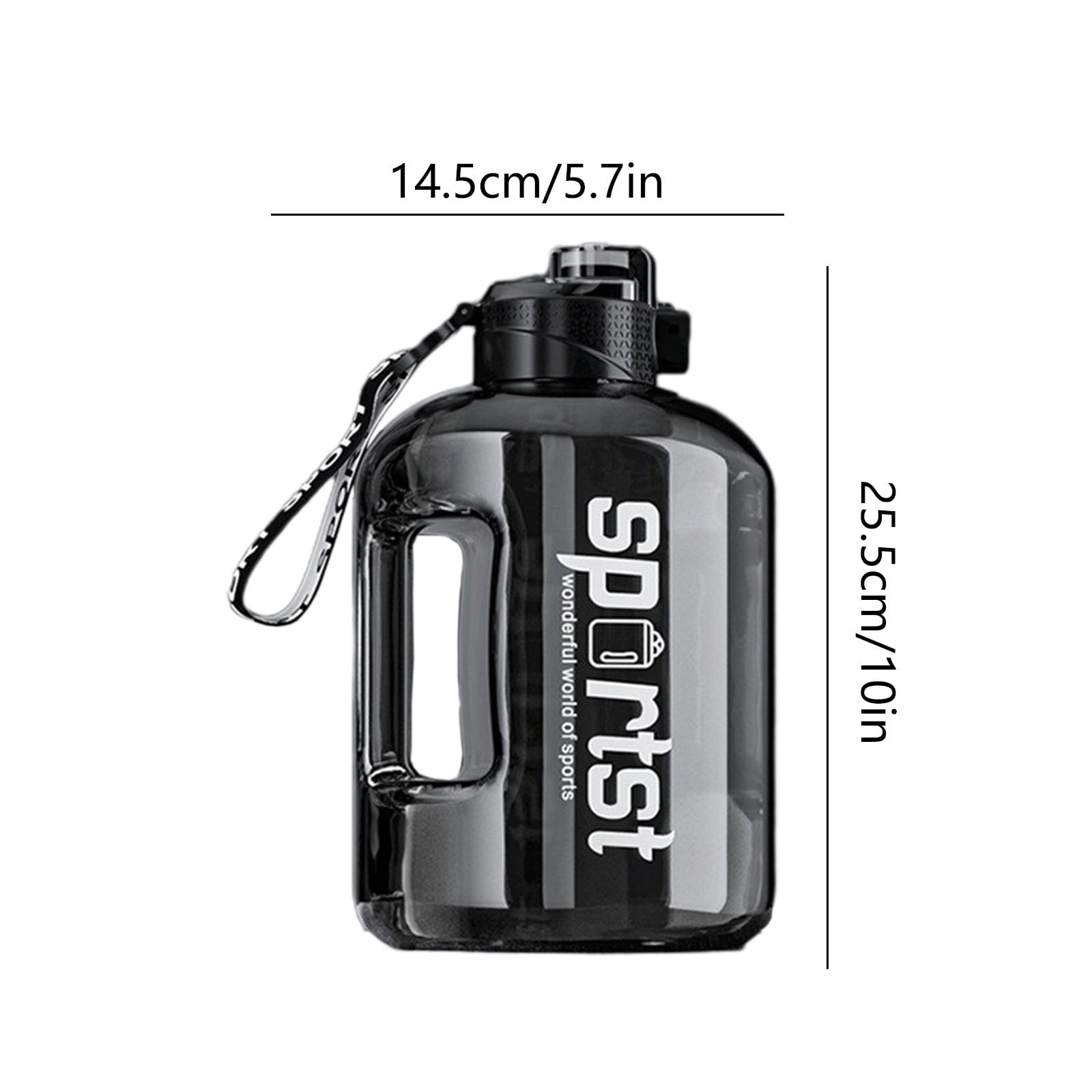 Large Capacity Water Cup Ton Barrel Sports Fitness Male Female Portable Plastic Space Pot Big Belly Water Cup Labor Day Water Cup, Sports Fitness Water Bottle, Sleek Modern Design, Hydration
