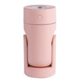 thumbnail image 1 of Mini humidificador Shake Head con luces de colores Humidificador hidratante silencioso de 2 niveles inteligente de niebla fina para escritorio de automóvil Rosa, 1 of 10