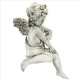 thumbnail image 4 of Design Toscano KY47014 Présence Paisible Ange Gardien Statue de Jardin, Pierre Antique, 4 of 5