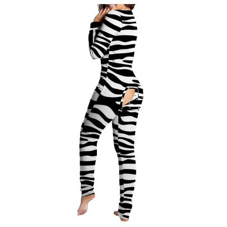 

Tarmeek Adult Onesie Pajama Christmas One Piece Butt Flap Sleep Romper Bodysuit Jumpsuit for Christmas Pajamas