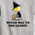 thumbnail image 3 of Peanuts - Witch Way To The Candy - Toddler And Youth Crewneck Fleece Sweatshirt, 3 of 6